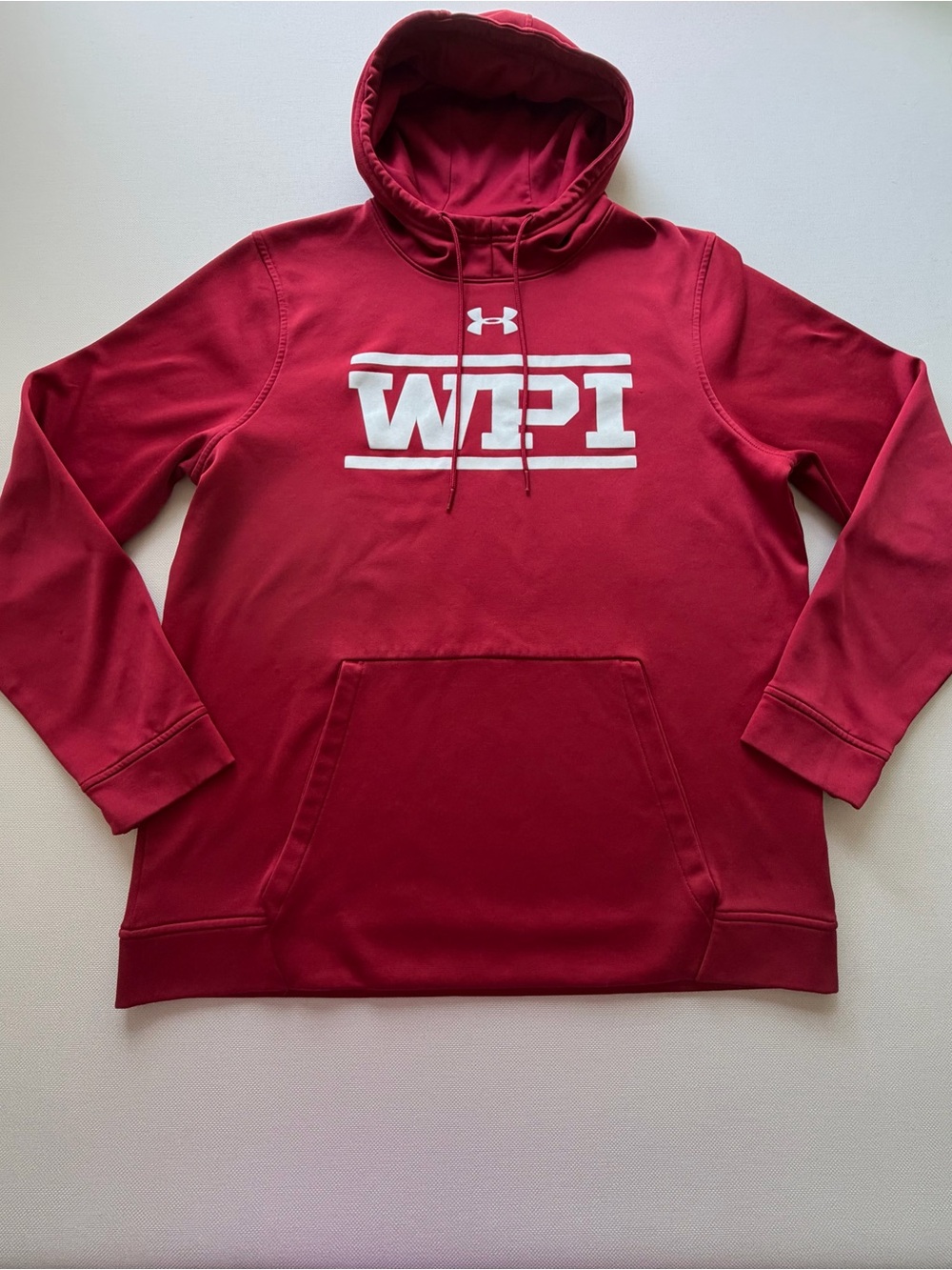 Under Armour Men's Crimson Red WPI Crewneck Hoodie